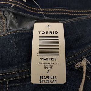 Womens Torrid skinny fit lean Jean. Brand new.